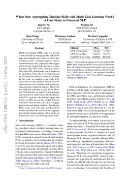 When Does Aggregating Multiple Skills with Multi-Task Learning Work? A
  Case Study in Financial NLP