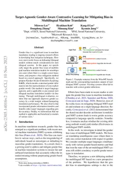 Target-Agnostic Gender-Aware Contrastive Learning for Mitigating Bias in
  Multilingual Machine Translation