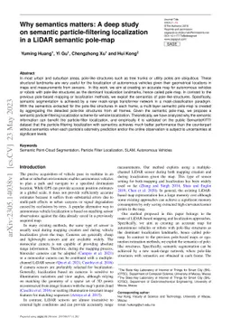 Why semantics matters: A deep study on semantic particle-filtering
  localization in a LiDAR semantic pole-map