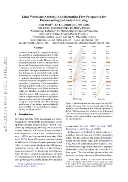 Label Words are Anchors: An Information Flow Perspective for
  Understanding In-Context Learning