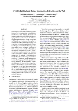 WebIE: Faithful and Robust Information Extraction on the Web