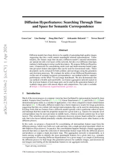 Diffusion Hyperfeatures: Searching Through Time and Space for Semantic
  Correspondence