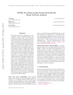 PTGB: Pre-Train Graph Neural Networks for Brain Network Analysis
