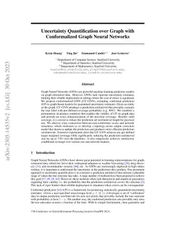 Uncertainty Quantification over Graph with Conformalized Graph Neural
  Networks