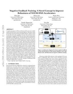 NeFT: Negative Feedback Training to Improve Robustness of Compute-In-Memory DNN Accelerators
