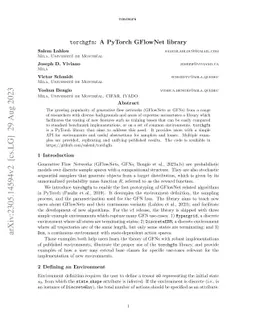 torchgfn: A PyTorch GFlowNet library