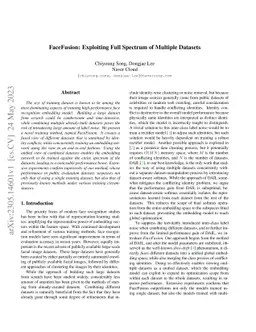 FaceFusion: Exploiting Full Spectrum of Multiple Datasets