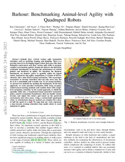 Barkour: Benchmarking Animal-level Agility with Quadruped Robots