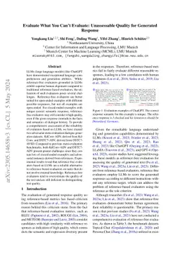 Evaluate What You Can't Evaluate: Unassessable Quality for Generated
  Response