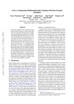 AMELI: Enhancing Multimodal Entity Linking with Fine-Grained Attributes