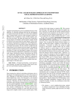 SUVR: A Search-based Approach to Unsupervised Visual Representation
  Learning