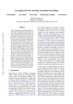 Leveraging GPT-4 for Automatic Translation Post-Editing