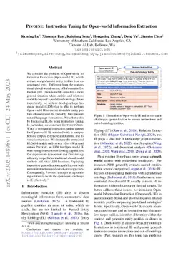 PIVOINE: Instruction Tuning for Open-world Information Extraction