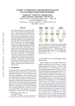 CoLaDa: A Collaborative Label Denoising Framework for Cross-lingual
  Named Entity Recognition