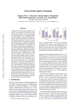 Universal Self-Adaptive Prompting