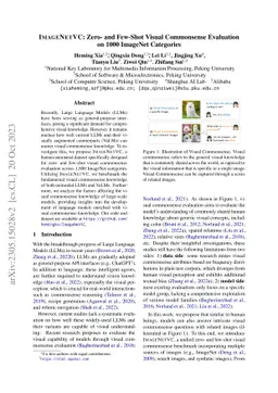 ImageNetVC: Zero- and Few-Shot Visual Commonsense Evaluation on 1000
  ImageNet Categories