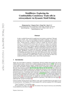 MotifRetro: Exploring the Combinability-Consistency Trade-offs in
  retrosynthesis via Dynamic Motif Editing