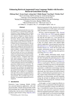 Enhancing Retrieval-Augmented Large Language Models with Iterative
  Retrieval-Generation Synergy