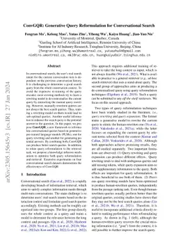 ConvGQR: Generative Query Reformulation for Conversational Search