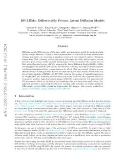 Differentially Private Latent Diffusion Models