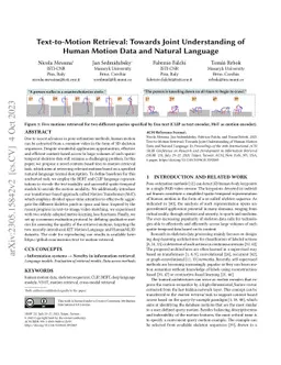 Text-to-Motion Retrieval: Towards Joint Understanding of Human Motion
  Data and Natural Language