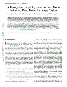 A Task-guided, Implicitly-searched and Meta-initialized Deep Model for
  Image Fusion