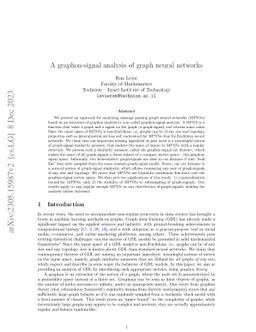 A graphon-signal analysis of graph neural networks