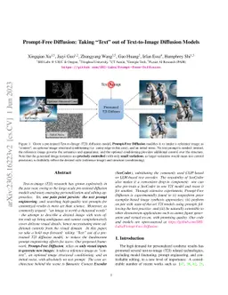 Prompt-Free Diffusion: Taking "Text" out of Text-to-Image Diffusion
  Models