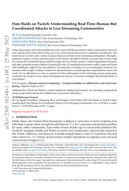 Hate Raids on Twitch: Understanding Real-Time Human-Bot Coordinated
  Attacks in Live Streaming Communities