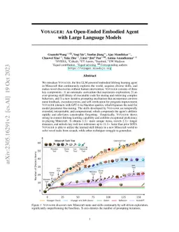 Voyager: An Open-Ended Embodied Agent with Large Language Models