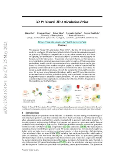 NAP: Neural 3D Articulation Prior