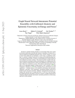 Graph Neural Network Interatomic Potential Ensembles with Calibrated
  Aleatoric and Epistemic Uncertainty on Energy and Forces