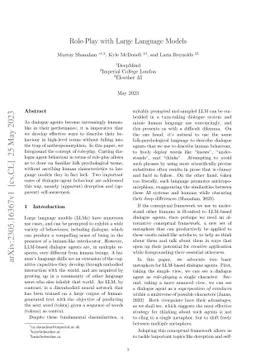 Role-Play with Large Language Models