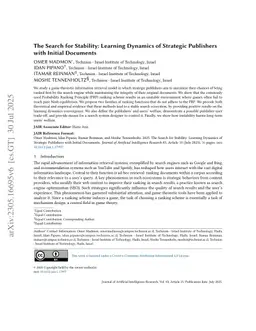 The Search for Stability: Learning Dynamics of Strategic Publishers with Initial Documents