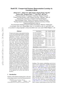 RankCSE: Unsupervised Sentence Representations Learning via Learning to
  Rank
