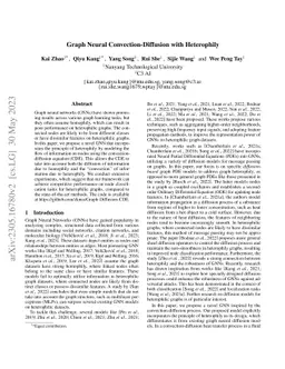 Graph Neural Convection-Diffusion with Heterophily