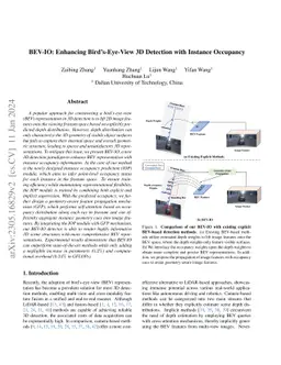 BEV-IO: Enhancing Bird's-Eye-View 3D Detection with Instance Occupancy