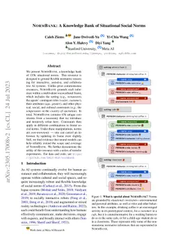 NormBank: A Knowledge Bank of Situational Social Norms