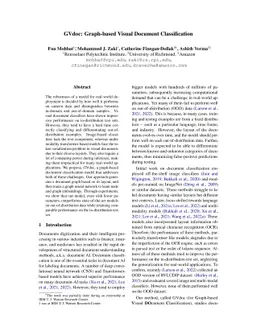 GVdoc: Graph-based Visual Document Classification