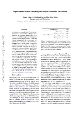 Improved Instruction Ordering in Recipe-Grounded Conversation