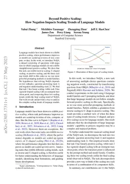 Beyond Positive Scaling: How Negation Impacts Scaling Trends of Language
  Models