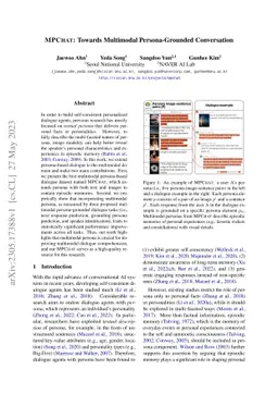 MPCHAT: Towards Multimodal Persona-Grounded Conversation