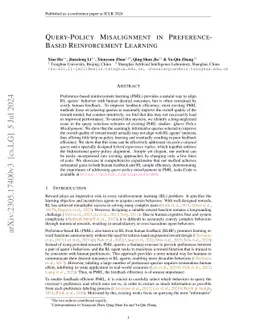 Query-Policy Misalignment in Preference-Based Reinforcement Learning