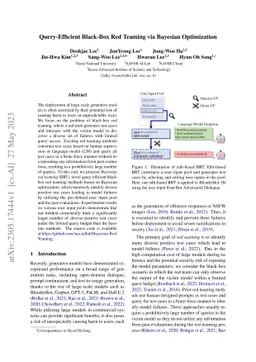 Query-Efficient Black-Box Red Teaming via Bayesian Optimization