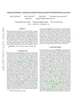 Translatotron 3: Speech to Speech Translation with Monolingual Data