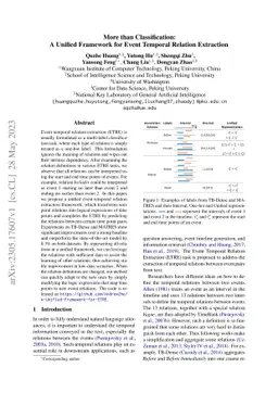 More than Classification: A Unified Framework for Event Temporal
  Relation Extraction
