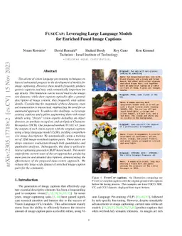 FuseCap: Leveraging Large Language Models for Enriched Fused Image
  Captions