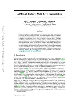 AIMS: All-Inclusive Multi-Level Segmentation