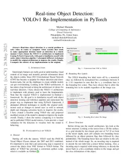 Real-time Object Detection: YOLOv1 Re-Implementation in PyTorch