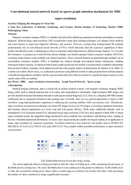 Convolutional neural network based on sparse graph attention mechanism
  for MRI super-resolution